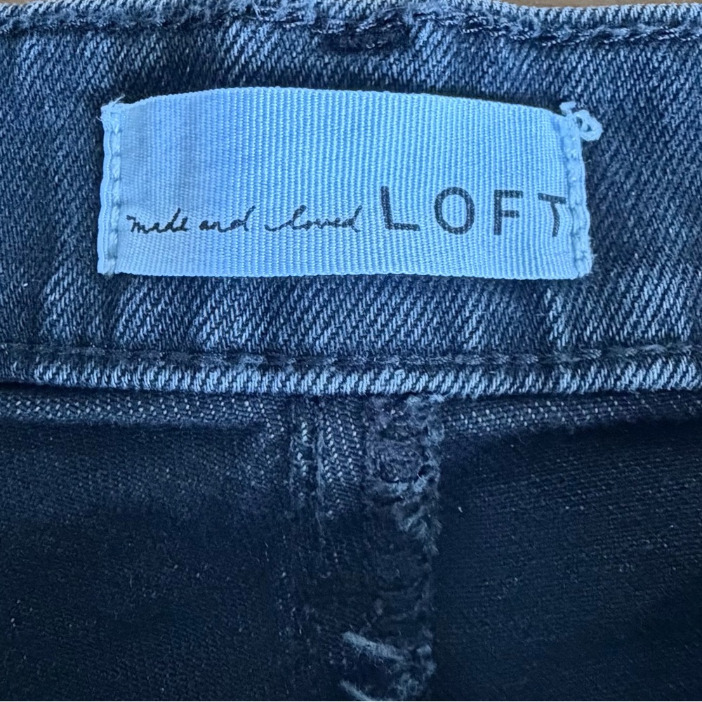 LOFT Girlfriend Black Jeans - Picture 5 of 5